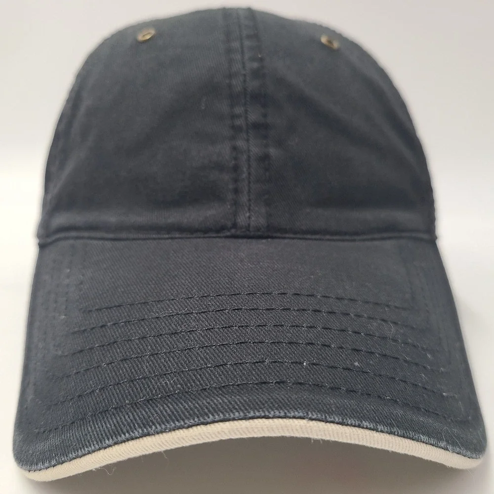 Levi Strauss Hat Strapback (Fits Small) Black Brown Leather Strap Casual Dad Men